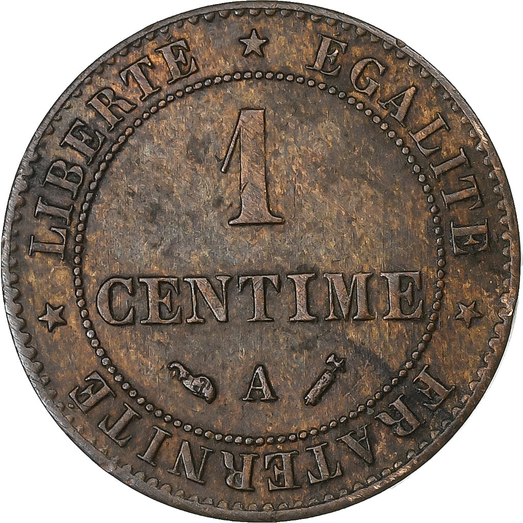 Francia, Centime, Cérès, 1892, Paris, Bronce, MBC+, Gadoury:88, KM:826.1