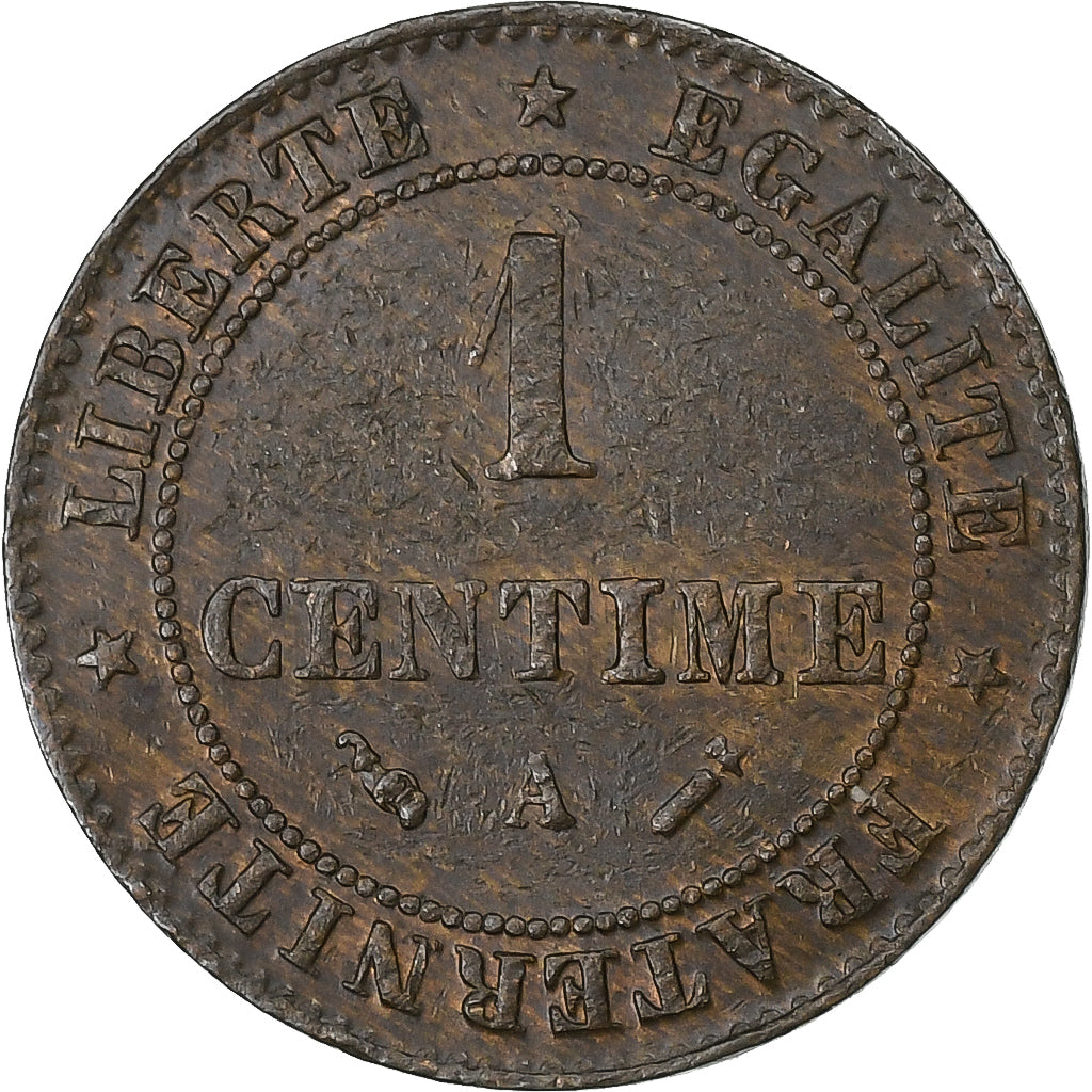 Frankrijk, Centime, Cérès, 1894, Paris, Bronzen, ZF, Gadoury:88, KM:826.1