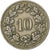 Schweiz, 10 Rappen, 1922, Bern, Kupfer-Nickel, SS, KM:27