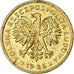Poland, 2 Zlote, 1985, Warsaw, Brass, AU(50-53), KM:80.1
