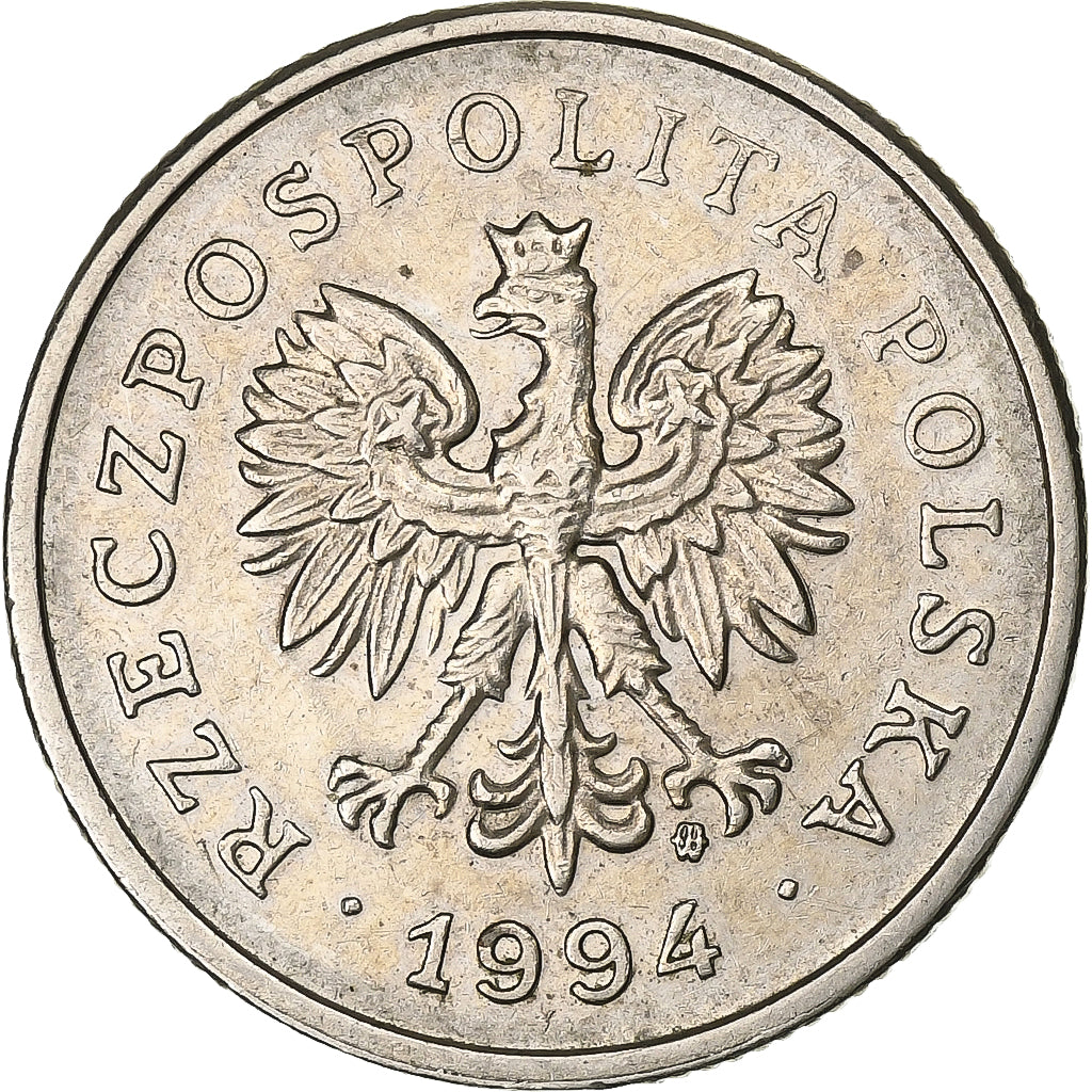 Polonia, Zloty, 1994, Warsaw, Rame-nichel, BB+, KM:282