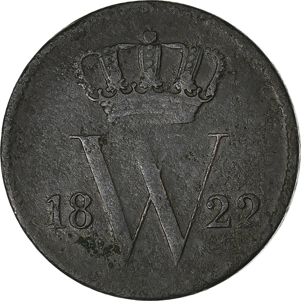 Netherlands, William I, Cent, 1822, Brussels, Copper, VF(20-25), KM:47