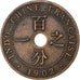 French Indo-China, Cent, 1902, Paris, Bronze, EF(40-45), Lecompte:58, KM:8