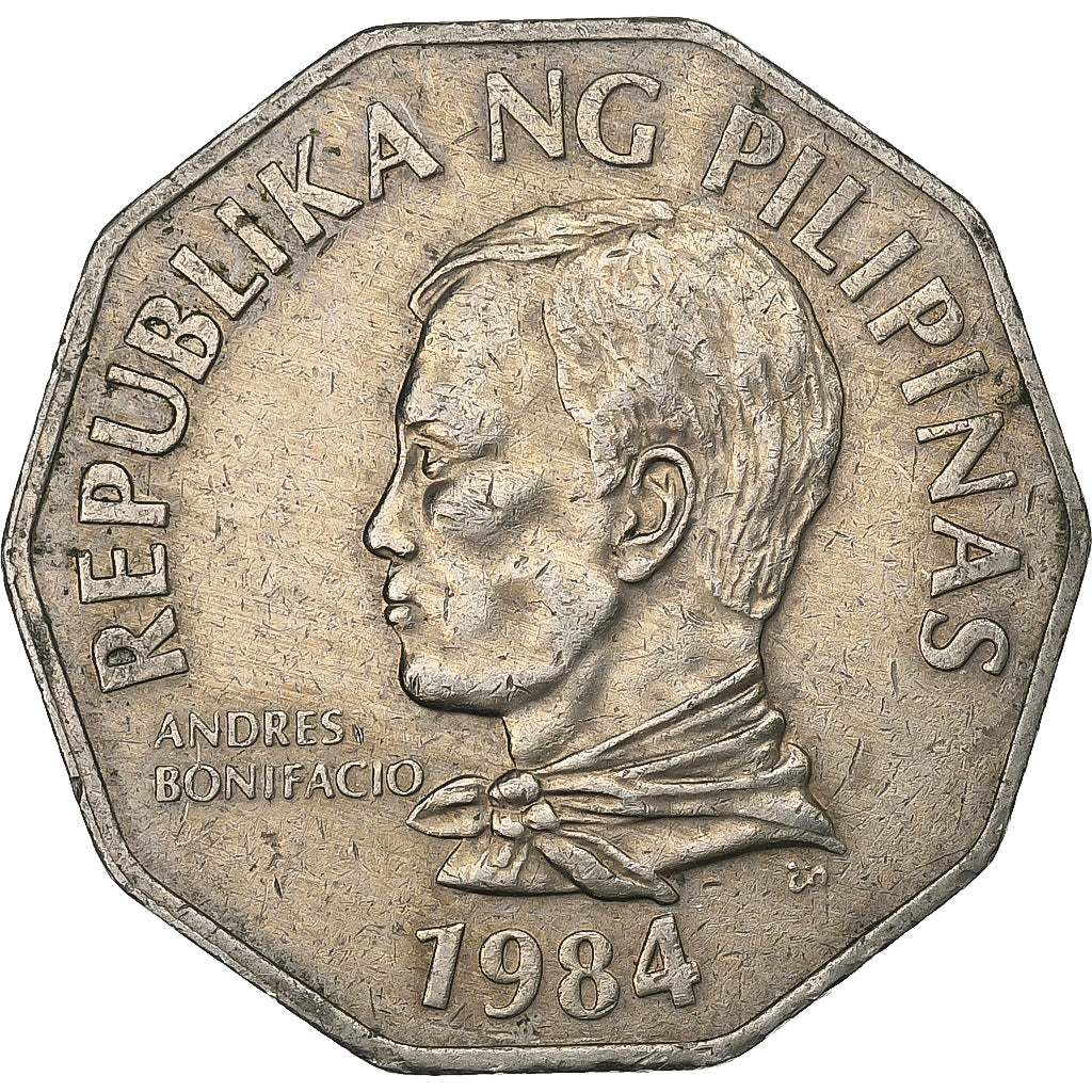 Philippines, 2 Piso, 1982, Copper-nickel, EF(40-45), KM:244