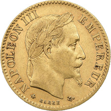 Francia, Napoleon III, 10 Francs, 1864, Paris, Oro, MBC, Gadoury:1015, KM:800.1