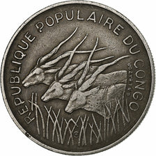 Congo Republic, 100 Francs, 1971, Paris, Nickel, EF(40-45), KM:1