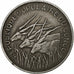 Congo Republic, 100 Francs, 1971, Paris, Nickel, EF(40-45), KM:1