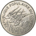 Congo Republic, 100 Francs, 1983, Paris, Nickel, AU(50-53), KM:2