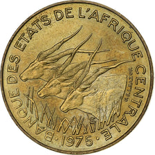 Zentralafrikanische Staaten, 5 Francs, 1975, Paris, Aluminum-Bronze, VZ, KM:7