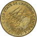 Zentralafrikanische Staaten, 5 Francs, 1975, Paris, Aluminum-Bronze, VZ, KM:7