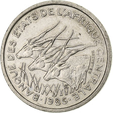 Central African States, 50 Francs, 1986, Paris, Nickel, AU(55-58), KM:11