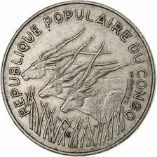 Congo Republic, 100 Francs, 1972, Paris, Nickel, EF(40-45), KM:1