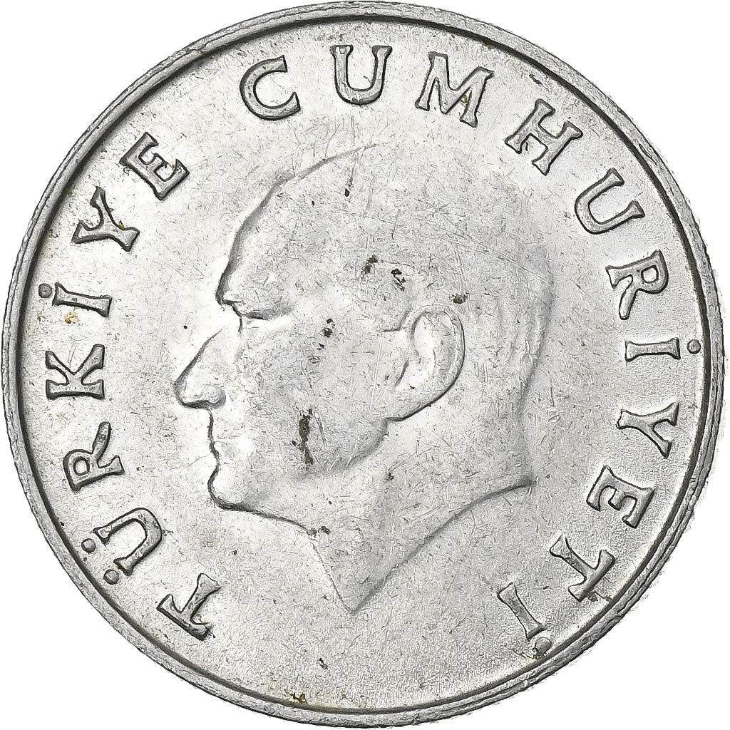 Turquia, 25 Lira, 1985, Alumínio, AU(50-53), KM:975