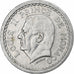 Monaco, Louis II, 2 Francs, 1943, Aluminium, EF(40-45), Gadoury:MC 133, KM:121