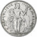 Frans Polynesië, 5 Francs, 1977, Paris, Aluminium, ZF, Lecompte:49, KM:12