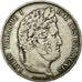Moneta, Francia, Louis-Philippe, 5 Francs, 1847, Strasbourg, MB+, Argento