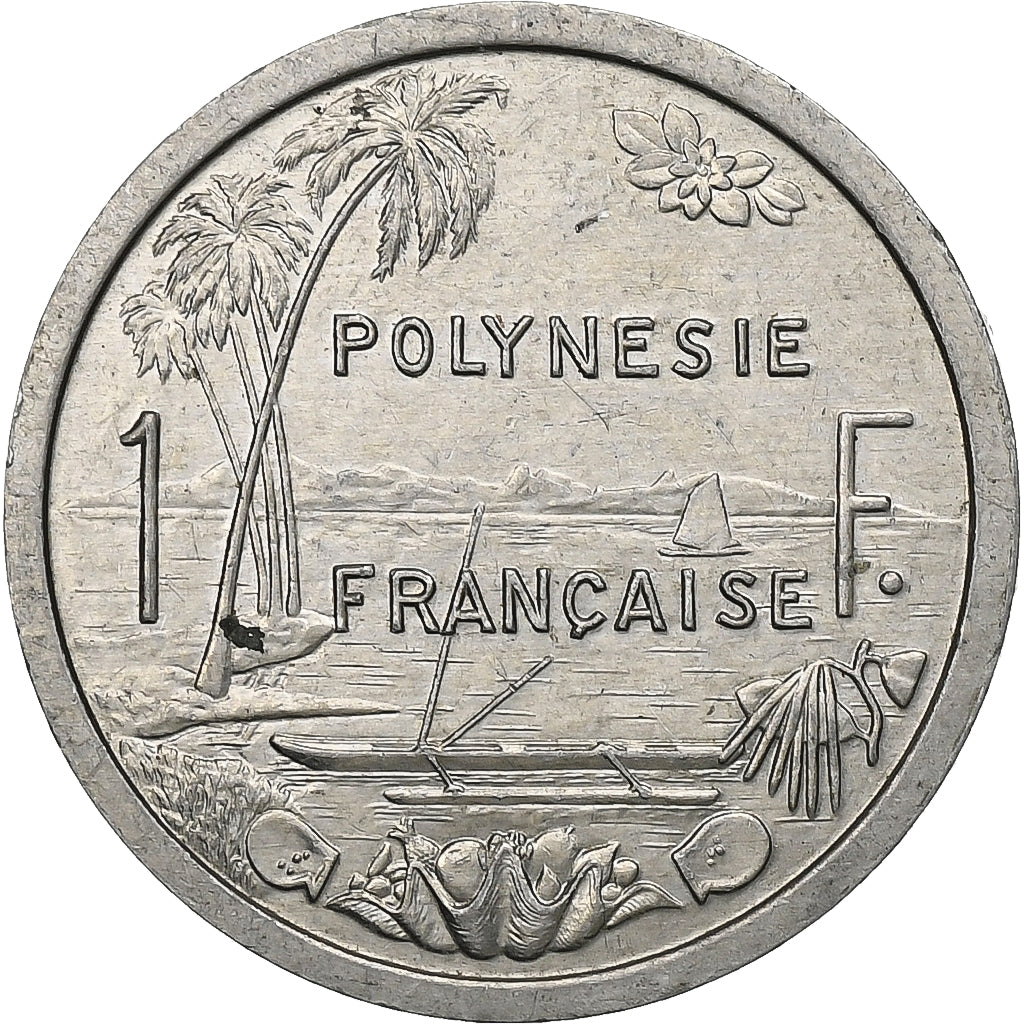 Polinezja Francuska, Franc, 1999, Paris, Aluminium, AU(50-53), Lecompte:23c