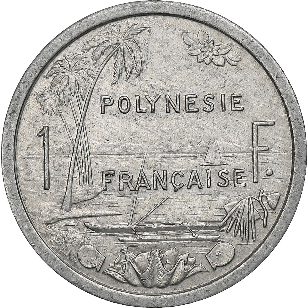 Polinezja Francuska, Franc, 1993, Paris, Aluminium, EF(40-45), Lecompte:20