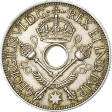 NEW GUINEA, George VI, Shilling, 1945, Silver, EF(40-45), KM:8