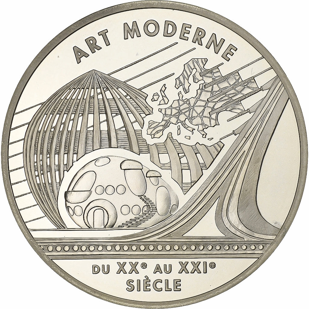 Francia, 6.55957 Francs, Europa, 2000, Paris, Plata, FDC, KM:1225