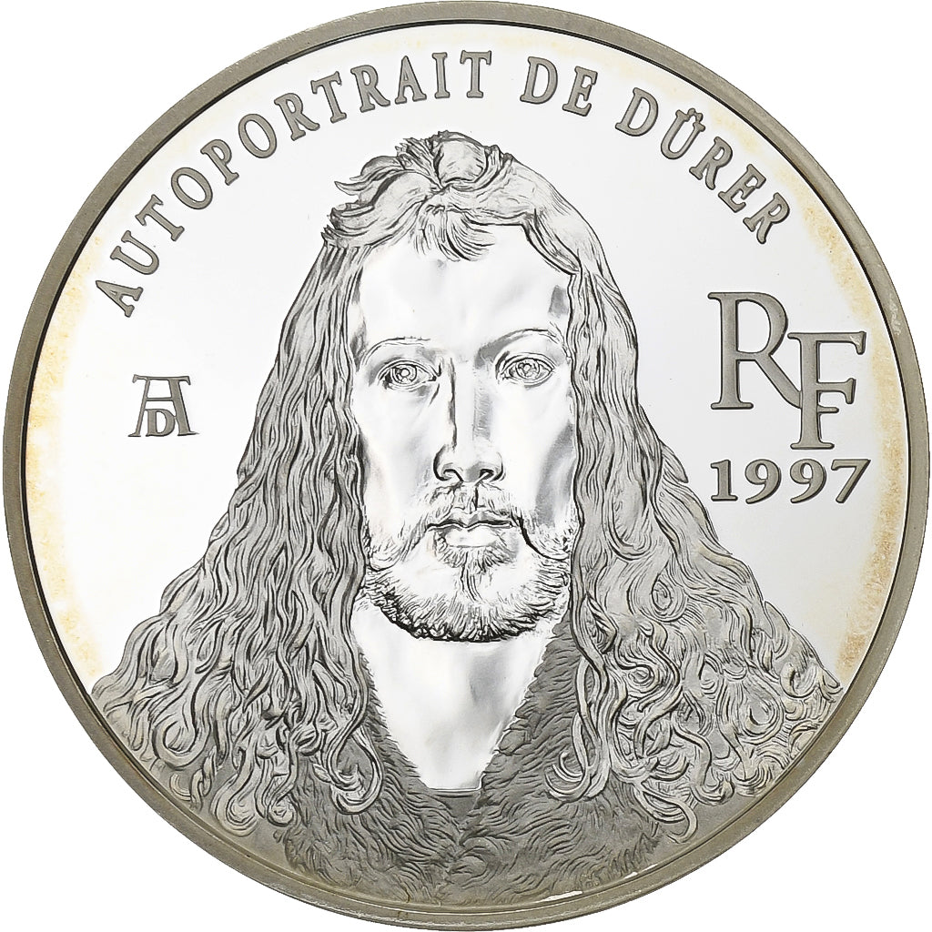 France, 10 Francs-1.5 Euro, Albrecht Dürer, 1997, Paris, Argent, FDC, KM:1298