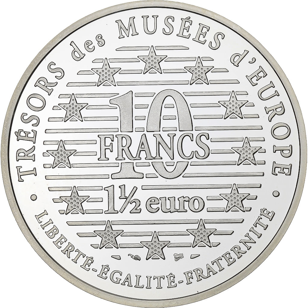 France, 10 Francs-1.5 Euro, Albrecht Dürer, 1997, Paris, Argent, FDC, KM:1298