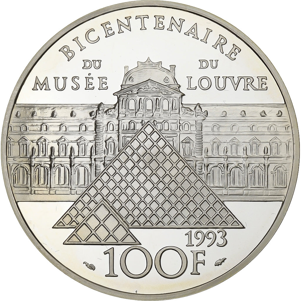 France, 100 Francs, Sacre de Napoléon, 1993, Paris, Silver, MS(65-70), KM:1022