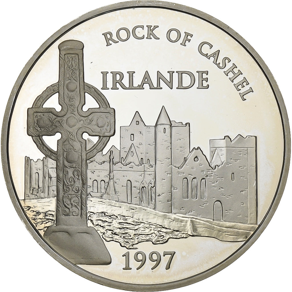 France, 100 Francs-15 Euro, Rock of Cashel (Irlande), 1997, Paris, Argent, FDC