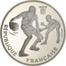 France, 100 Francs, FIBA, basket-ball, 1991, Paris, Silver, MS(65-70), KM:991
