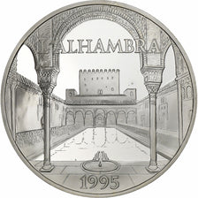 France, 100 Francs-15 Ecus, Monnaie de Paris, L'Alhambra, 1995, Paris, Silver