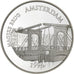 Francja, 100 Francs-15 Euro, Magere Brug, Amsterdam, 1996, Paris, Srebro