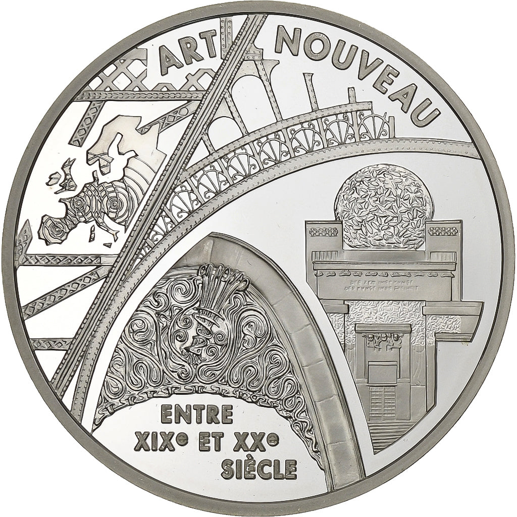 Frankreich, 6.55957 Francs, Europa, 2000, Paris, Silber, STGL, KM:1225