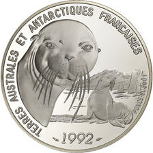 France, 100 Francs, Dumont D'Urville, 1992, Paris, Silver, MS(65-70), KM:1010