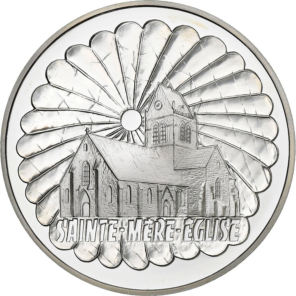 France, 100 Francs, Libération - Sainte-Mère-Église, 1994, Paris, Silver