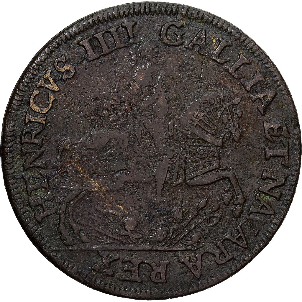 France, Token, Henri IV Le Grand, AU(50-53), Copper