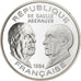 Frankreich, 100 Francs, Monnaie de Paris, De Gaulle - Adenauer, 1994, Paris