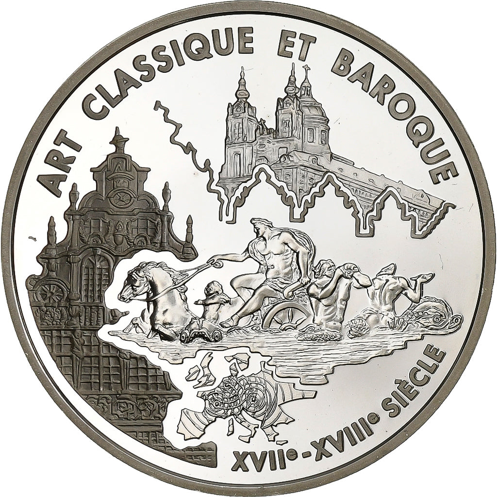 Frankreich, 6.55957 Francs, Art Classique et Baroque, 2000, Paris, Silber, STGL