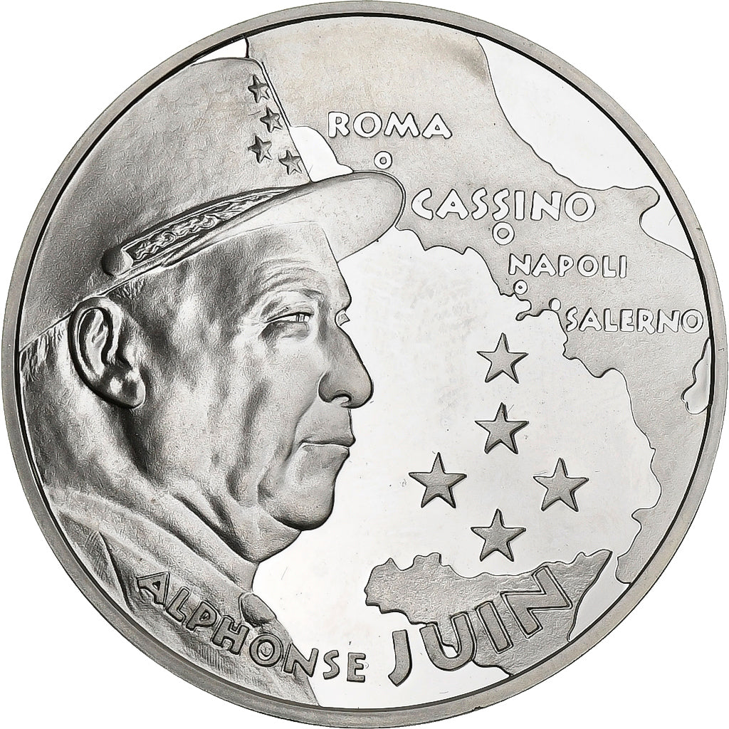 France, 100 Francs, Maréchal Juin, 1994, Paris, Silver, MS(65-70), KM:1041