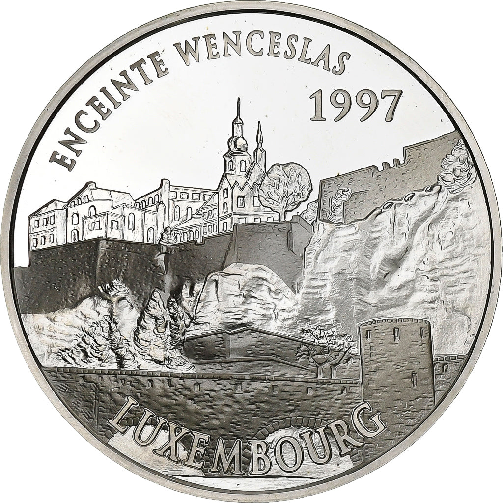 Francja, 100 Francs-15 Euro, Enceinte Wenceslas (Luxembourg), 1997, Paris