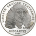 France, 100 Francs-15 Ecus, René Descartes, 1991, Paris, Silver, MS(65-70)