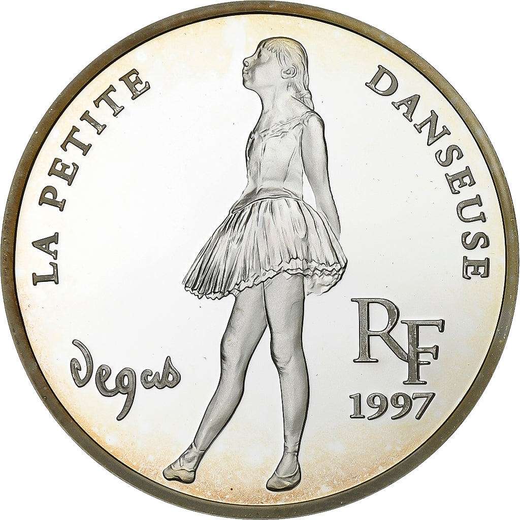 France, 10 Francs-1.5 Euro, Trésors des Musées d'Europe, 1997, Paris, Silver
