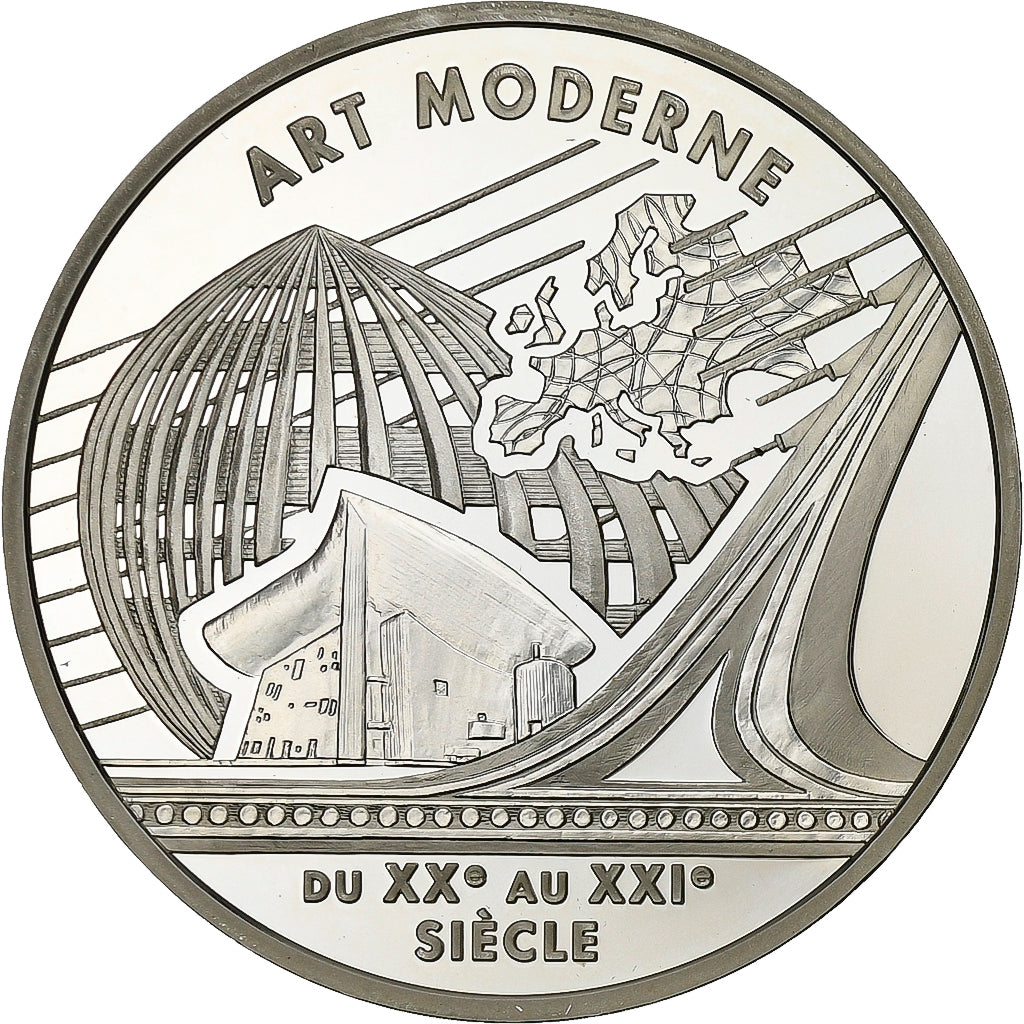 Frankreich, 6.55957 Francs, Art Moderne, 2000, Paris, Silber, STGL, KM:1228