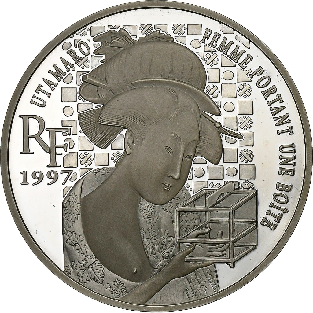 Frankreich, 10 Francs-1.5 Euro, Trésors des Musées d'Europe, 1997, Paris