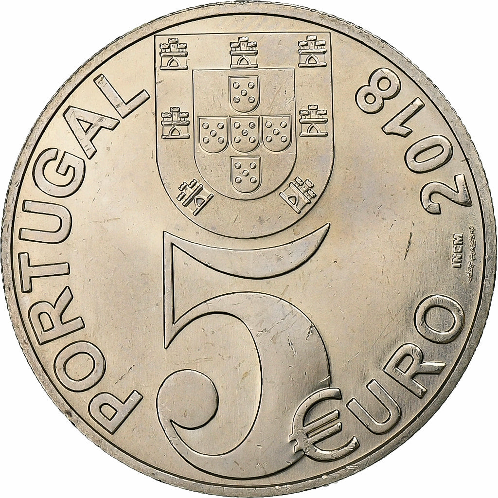 Portugal, 5 Euro, Armistice Centenary 1918-2018, 2018, Níquel, MS(60-62)