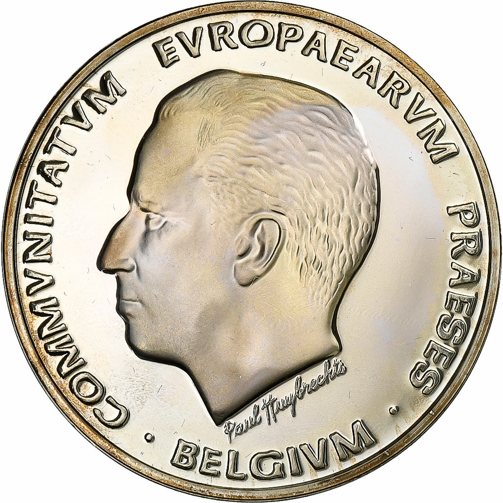 Belgium, Baudouin I, 5 Ecu, 1993, Bruxelles, Proof, Silver, MS(65-70), KM:185