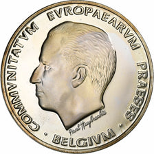 Belgium, Baudouin I, 5 Ecu, 1993, Bruxelles, Proof, Silver, MS(65-70), KM:185