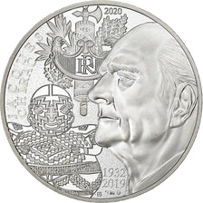 France, 20 Euro, Jacques Chirac, BE, 2020, Silver, MS(65-70)