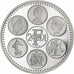 France, Medal, Coq, Fin du Cours Légal du Franc, 2002, Silver, Proof, MS(65-70)