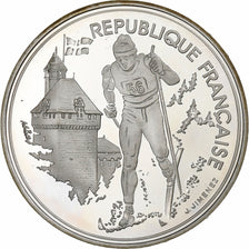 Francia, 100 Francs, 1992 Olympics, Albertville, Cross-country Skiing, 1991
