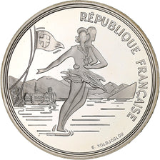 France, 100 Francs, 1992 Olympics, Albertville, Ice Skating, 1989, Paris